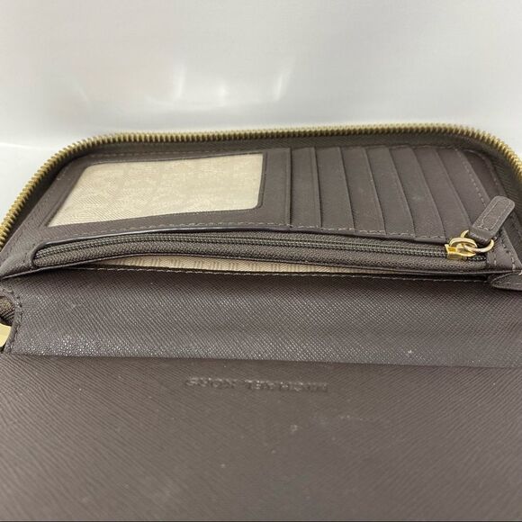 MICHAEL Kors Jetset Saffiano Leather Multifunction Zip Around Wallet Wristlet - Picture 7 of 8